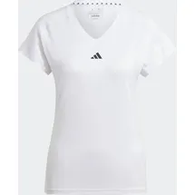 Adidas AEROREADY Train Essentials Minimal Branding V-Neck T-Shirt White L