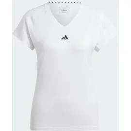 Adidas AEROREADY Train Essentials Minimal Branding V-Neck T-Shirt White L