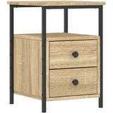 vidaXL Nachttisch Sonoma-Eiche 34x35,5x50 cm Holzwerkstoff