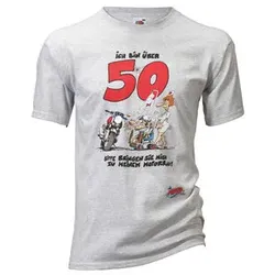 Motomania "Über 50" Tshirt grau, L