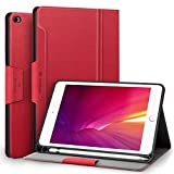 Antbox Hülle für iPad Mini 5 2019 7.9 Zoll/iPad Mini 4 mit Apple Pencil Halter Auto Schlaf/Wach Funktion PU Ledertasche Schutzhülle Smart Cover mit Stand Funktion (Rot)