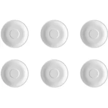 Thomas 6er Set Thomas Untertasse Trend Ø 14 cm Porzellan Weiß M (Medium)