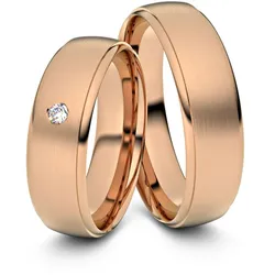 Trauringe Unna 585er Rotgold - 8791