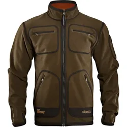 Härkila Herren Kamko Jagd-Fleecejacke - XXL - hunting green/orange blaze