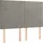 vidaXL Boxspringbett 140 x 200 cm Hellgrau