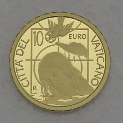 Goldmünze 10 Euro 2022 Die Taufe (Vatikanstadt)