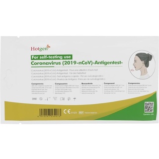 Hotgen Coronavirus (2019-nCoV) Nasal Antigentest 1 St. Erkennt Omikron