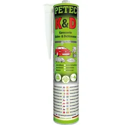 K+D Karosserie Kleb- Dichtmasse, weiß, 310ml - weiß