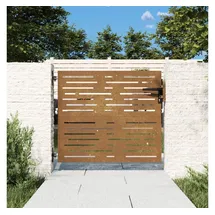 vidaXL Gartentor 85 x 75 cm Cortenstahl/Braun
