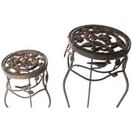 DanDiBo Ambiente Blumenhocker 65 x 78 cm Schwarz/Braun