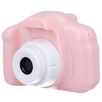 COFI 1453 SKC-100 Smile Digitalkamera für Kinder mit 5 Spiele HD 2" LCD-Display Kinderkamera rosa