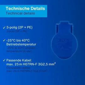 REV Ritter REV Caravan-Kupplung 16 A/220 V