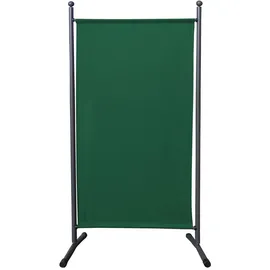 Quick Star Paravent 180 x 78 cm Stoff Raumteiler Klein Garten Stellwand Trennwand Balkon Sichtschutz Grün