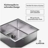 Barazza VQBA40 Küchenspüle Quadratisch Edelstahl