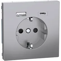 Merten USB-Steckdose Unterputz Edelstahl 1 St.