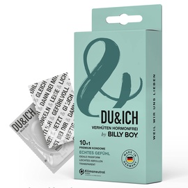 Billy Boy DU&ICH Kondome | Premium Kondome aus Naturkautschuklatex | Echtes Gefühl | 11 Stück