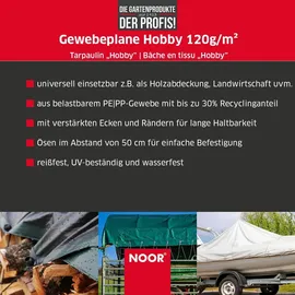 Noor Gewebeplane Hobby Grün 3x5 m