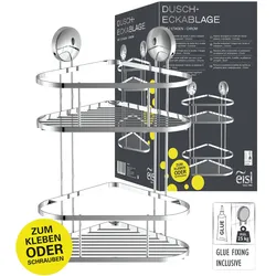 Eisl Duschregal ohne Bohren 2 Etagen Chrom