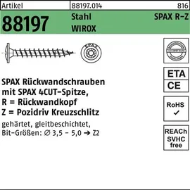 SPAX Rückwandschraube 4,5 x 40 mm 1000 Stück