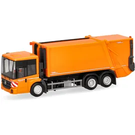 HERPA 319003 Mercedes-Benz Econic Pressmüllfahrzeug FAUN VARIOPRESS, kommunalorange