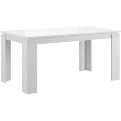 Esstisch INOSIGN "Kalmar" Tische Gr. B/H/T: 160 cm x 76 cm x 90 cm, weiß (weiß nb, nb) Ausziehbare Esstische Breite 160 cm, ausziehbar auf 200 cm