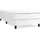 vidaXL Boxspringbett 90 x 190 cm Weiß