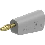 STÄUBLI Lq-4a-39 Laborstecker Stecker Stift-ø: 4mm Grau