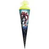 ROTH Geschenk-Schultüte Dynamic Robot 50 cm klein - 6-eckig Tüllverschluss