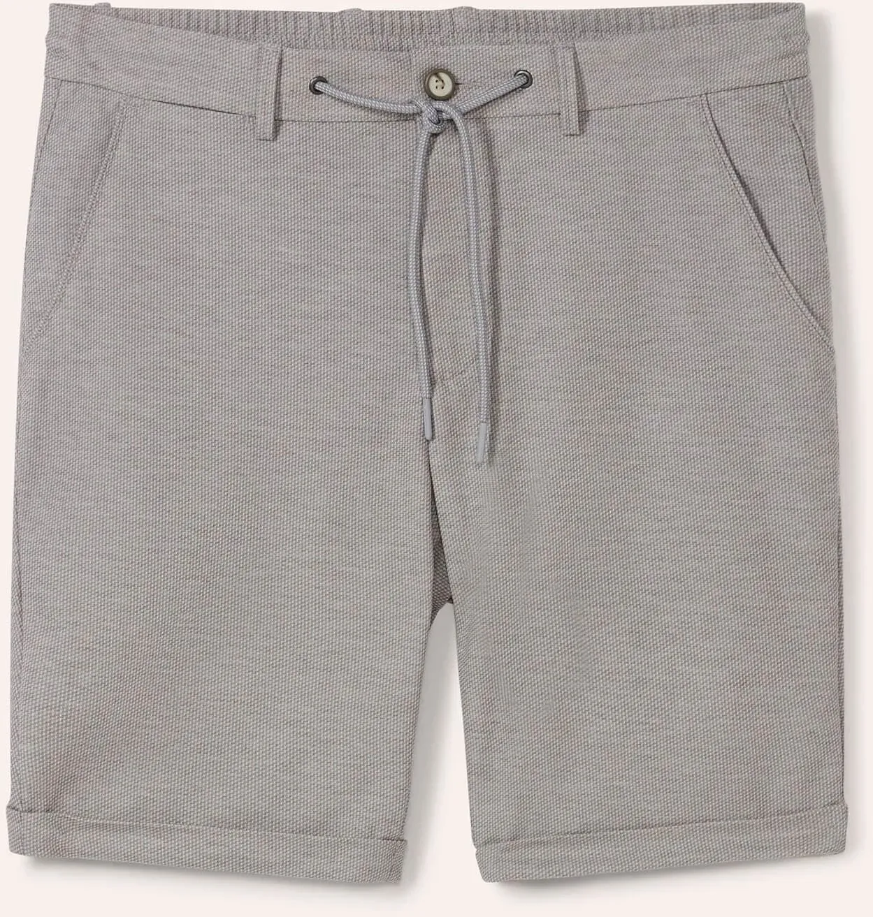 Walbusch Herren Jersey Shorts Beige minimal