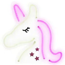 Beliani LED Neonlicht 3er Set SUSIE Rosa