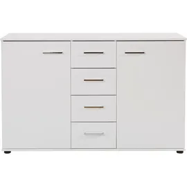 WIMEX Kombikommode 130 x 82 x 41 cm Weiß