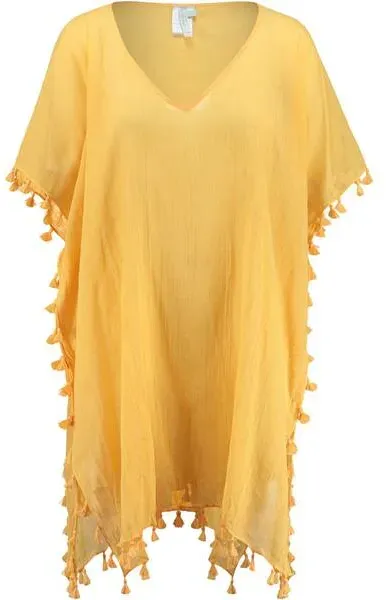 SEAFOLLY Damen Strandkleid "Amnesia Kaftan", Buttercup, Onesize