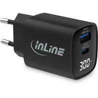 InLine USB PD Netzteil GaN Ladegerät, 2-Port, USB-C +