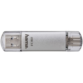 Hama FlashPen C-Laeta 256 GB silber USB-C 3.1
