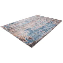 Teppich ARTE ESPINA "Ocean 300", bunt (multi, blau), B:170cm H:23mm L:240cm, Viskose, Teppiche, Angenehm flauschige Haptik, handgefertigte Unikate, pflegeleicht
