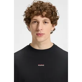 Hugo »SPLIT Logo mit zweifarbigen Logo schwarz
