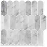 vidaXL Federfliese Grau 30 x 30 cm 10 St.