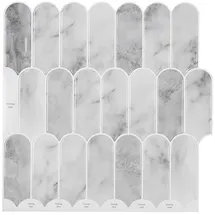 vidaXL Federfliese Grau 30 x 30 cm 10 St.