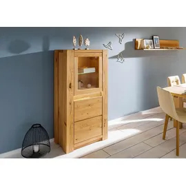 MASSIVMOEBEL24.DE Highboard 73 x 40 x 142 cm Beige