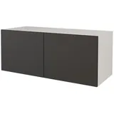 altdecor ELIO Lowboard 100 cm x 40 cm x 40 cm Schwarz/Weiß Holzwerkstoff