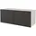 altdecor ELIO Lowboard 100 cm x 40 cm x 40 cm Schwarz/Weiß Holzwerkstoff