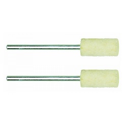 PROXXON 28802 Filzpolierstift, Form Zylinder - 2 Stück/Packung
