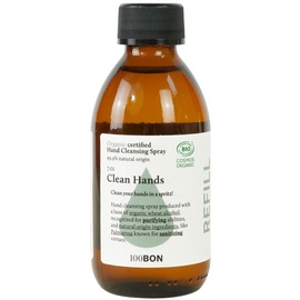 100BON Wellness Aromatherapy Aroma Care Organic Hand Cleansing Spray - Refill Händedesinfektionsmittel 200 ml
