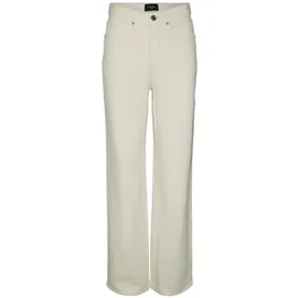 Vero Moda Vmtessa Hr Wide Jeans Ecru Ga Noos - 29W / 34L