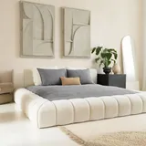Sitheim Polsterbett HEAVEN Designbett - Beige