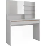 Vicco Vicco, Schminktisch, Emma 120 cm) mit Spiegelregal,
