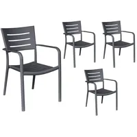 LC Garden »Vesta« Gartenstuhl Stapelstuhl Bistrostuhl Kunststoff stapelbar