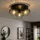 Nowa Deckenlampe 3 flammig rund schwarz