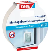 Tesa Montageband transparent 5 m x 19 mm 1 St.