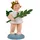 Rudolphs Schatzkiste Weihnachtsfigur Engel mit Krone und Friedenszweig Höhe 6,5 cm